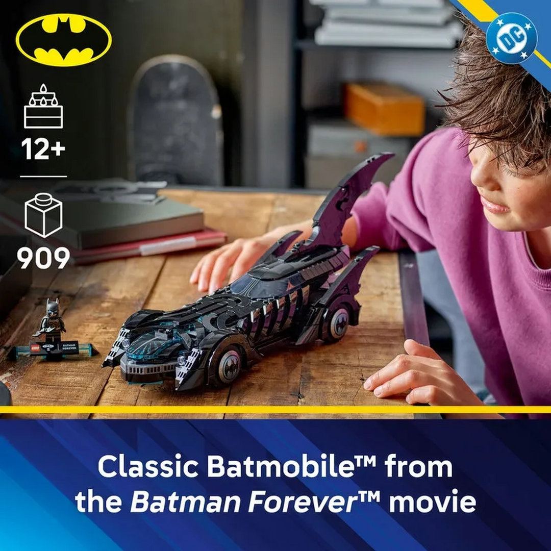 Lego Batman Forever Batmobile 909-piece construction set with Batman minifigure