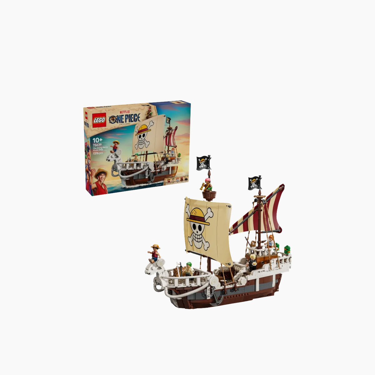 Lego The Going Merry Pirate Ship 1376-piece construction set