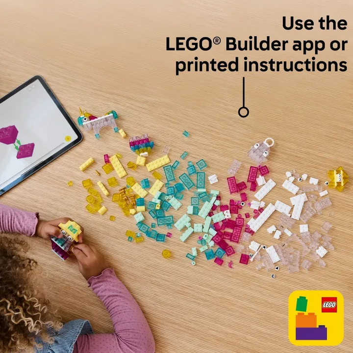 Lego Magical Transparent Box with 340 translucent bricks