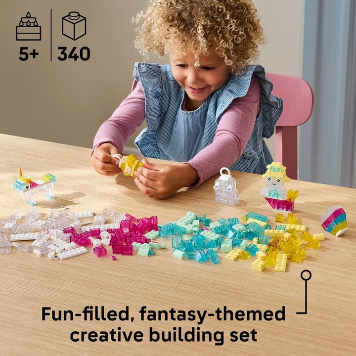 Lego Magical Transparent Box with 340 translucent bricks