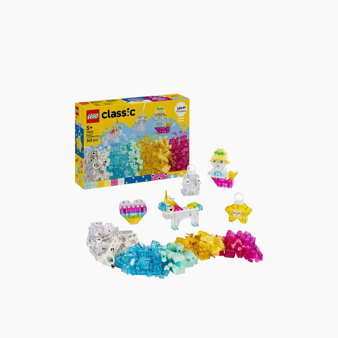 Lego Magical Transparent Box with 340 translucent bricks