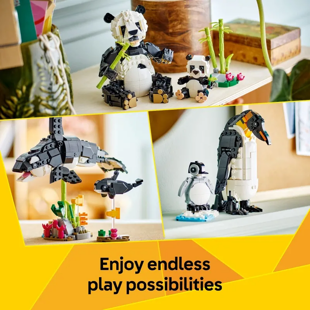 Lego Wild Animals Panda Family 3-in-1 building set