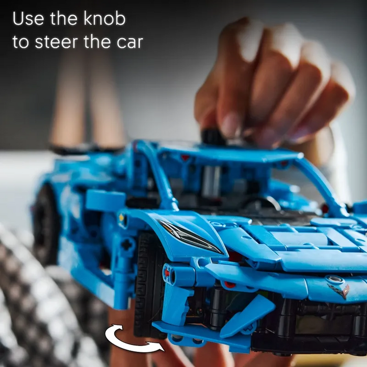 Lego Chevrolet Corvette Stingray blue 732-piece construction set
