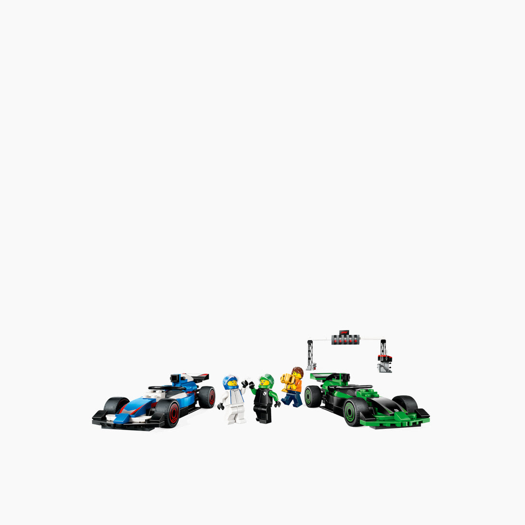 Lego City F1 Grid With Vcarb &amp; Sauber Race Cars Toy Vehicle Set