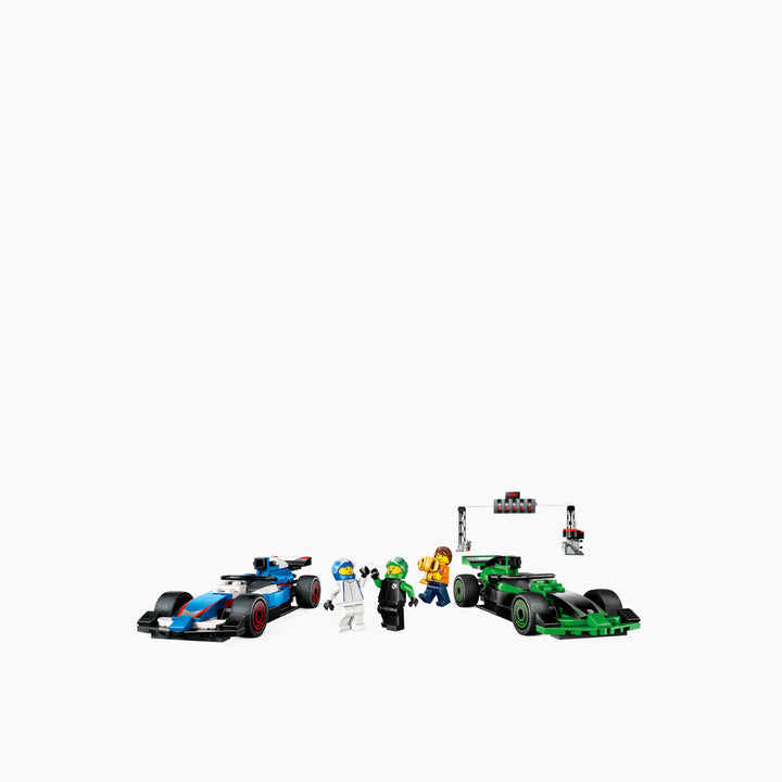 Lego City F1 Grid With Vcarb &amp; Sauber Race Cars Toy Vehicle Set