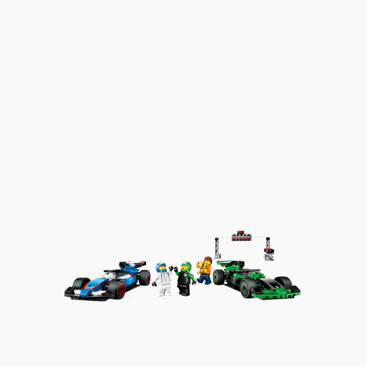 LEGO F1 Grid with VCARB and Sauber race cars construction set