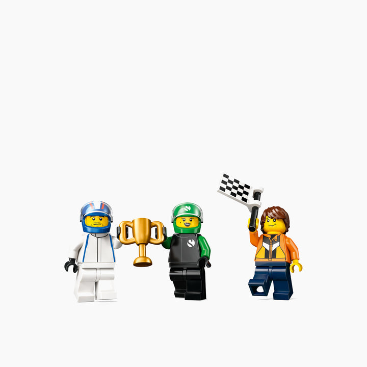 Lego City F1 Grid With Vcarb &amp; Sauber Race Cars Toy Vehicle Set