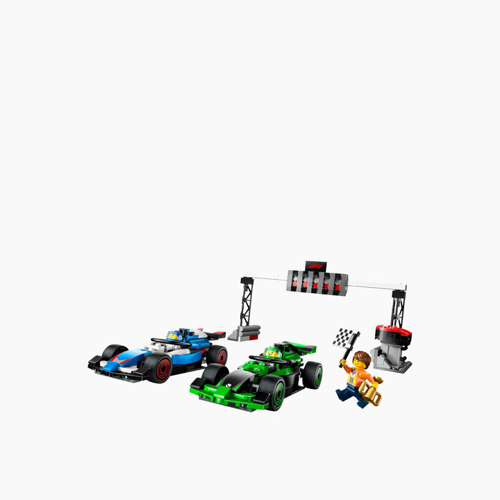 Lego City F1 Grid With Vcarb &amp; Sauber Race Cars Toy Vehicle Set