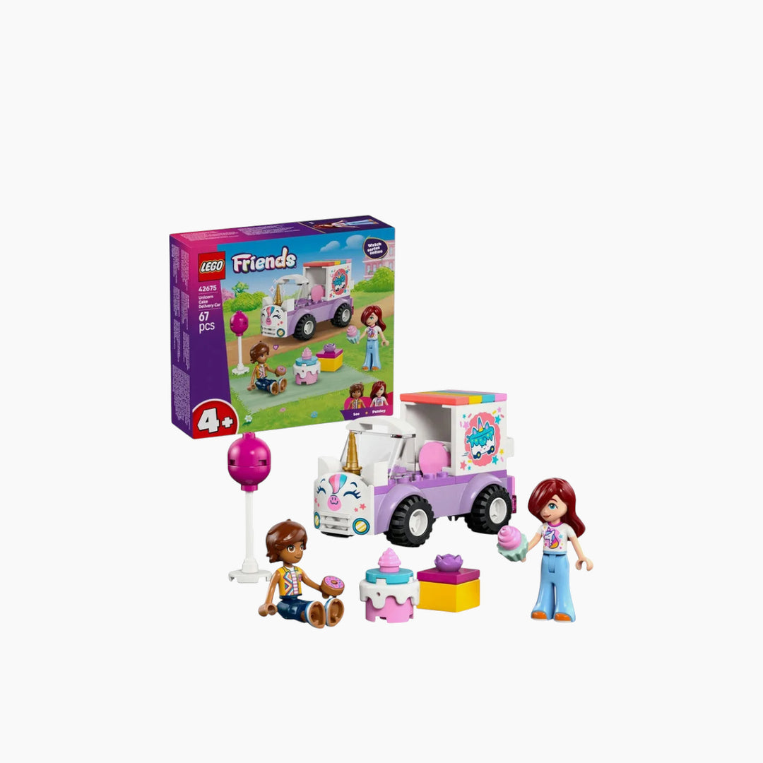 سيارة توصيل كعكة وحيد القرن من ليجو - 67 قطعة