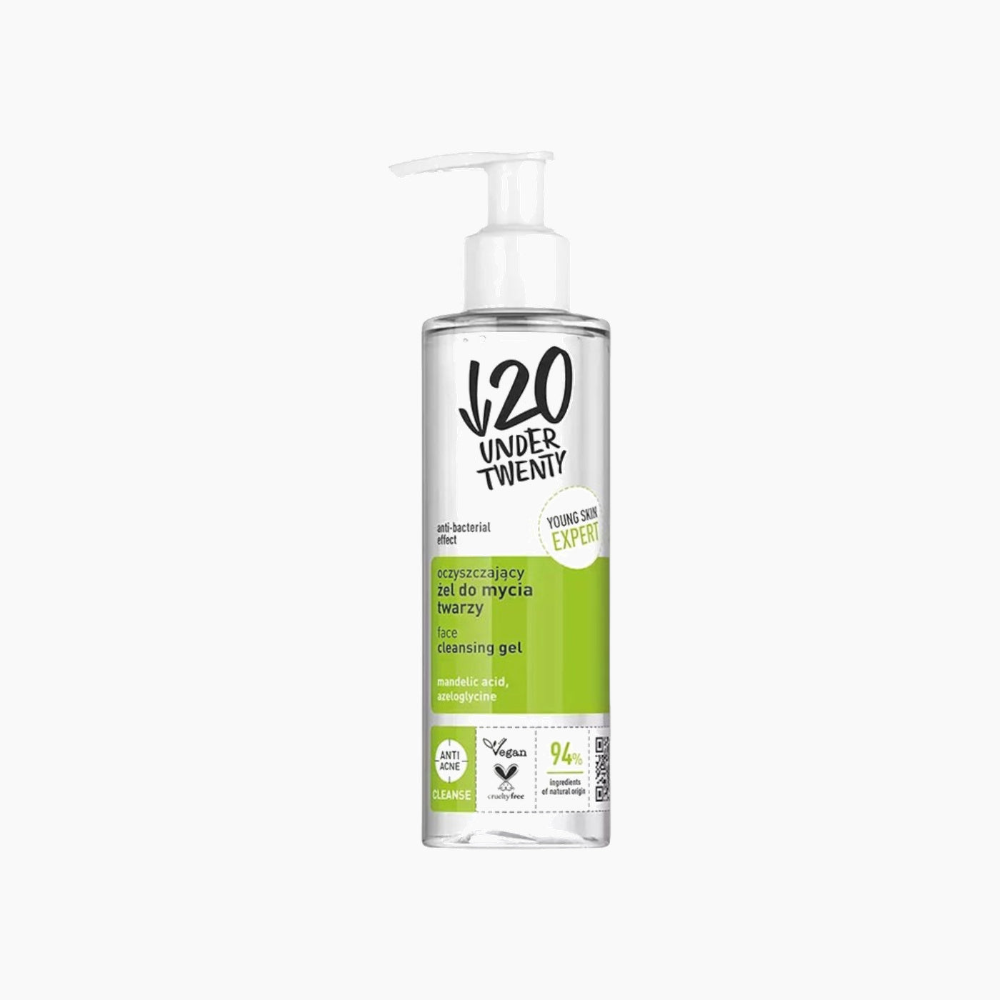 U20 Face Cleansing Gel 190 Ml - HUNA