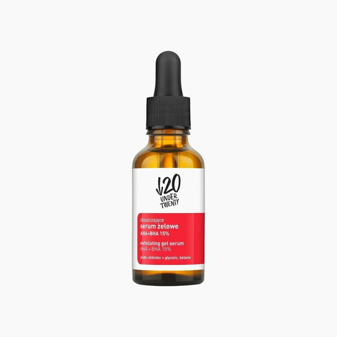 U20 Exfoliating Gel Serum Aha + Bha 15% - HUNA