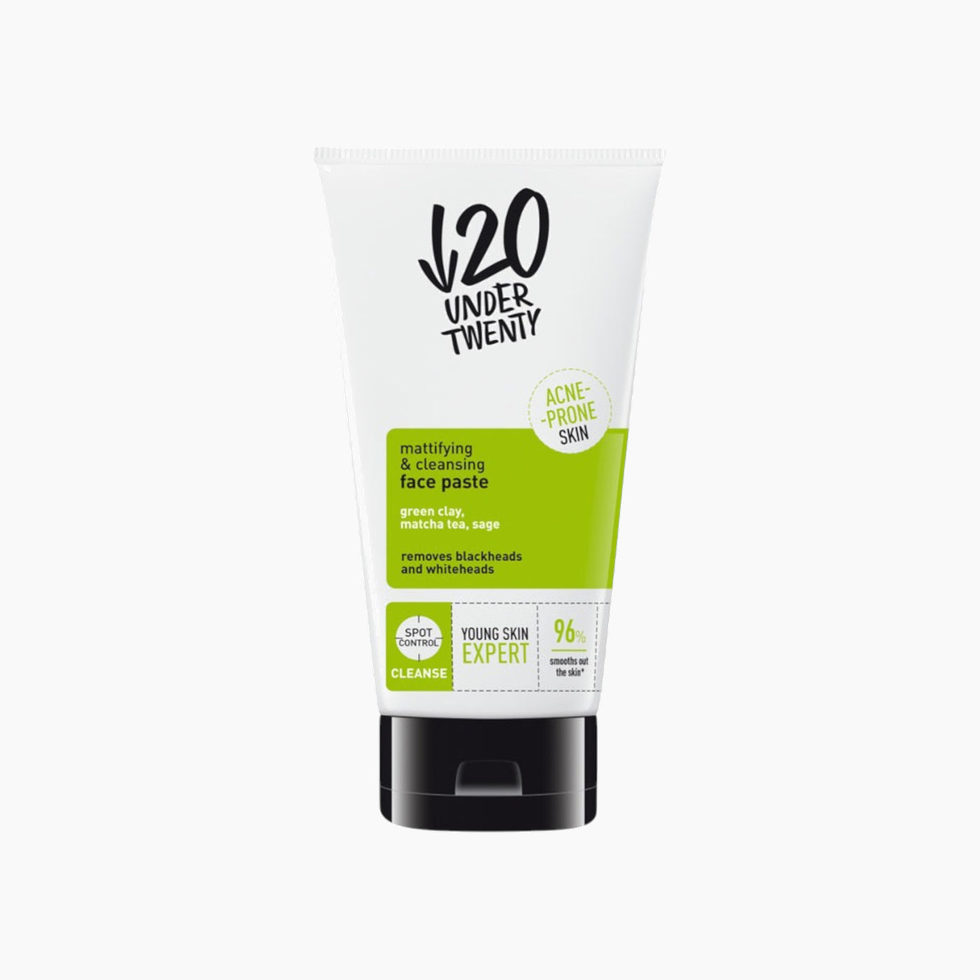 U20 Mattifying & Cleansing Face Paste 150 Ml - HUNA
