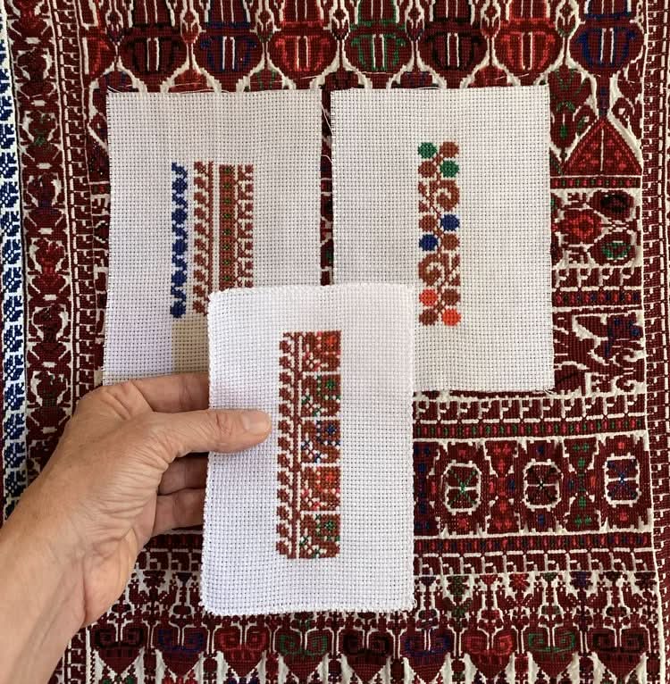 Folkglory Jaffa Villages Beginner Tatreez Embroidery Kit