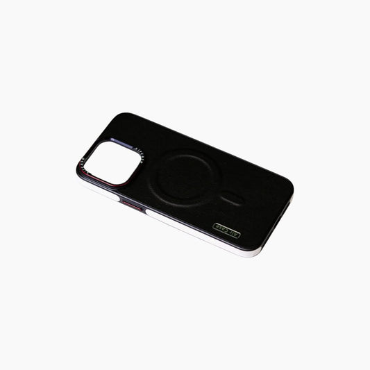 iPhone Leather Case with White Frame