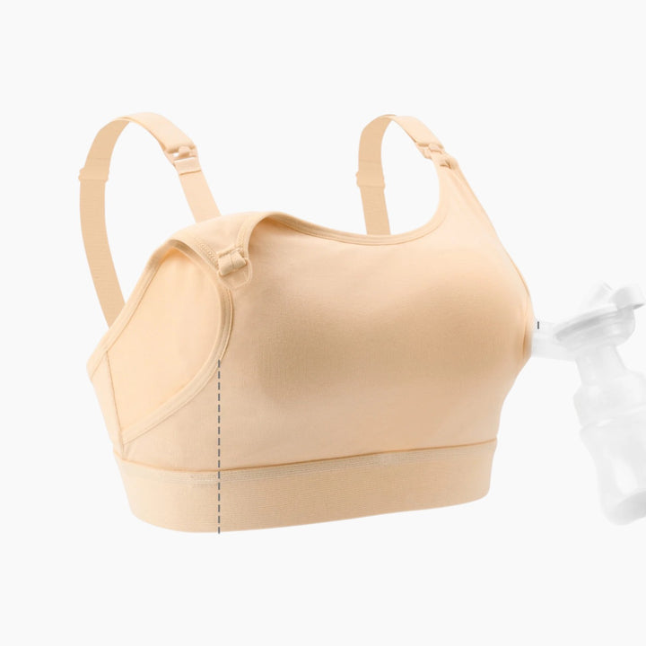 Momcozy Adjustable Nursing Bra Beige