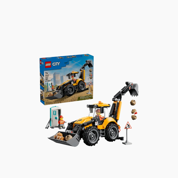 LEGO Yellow Backhoe Loader