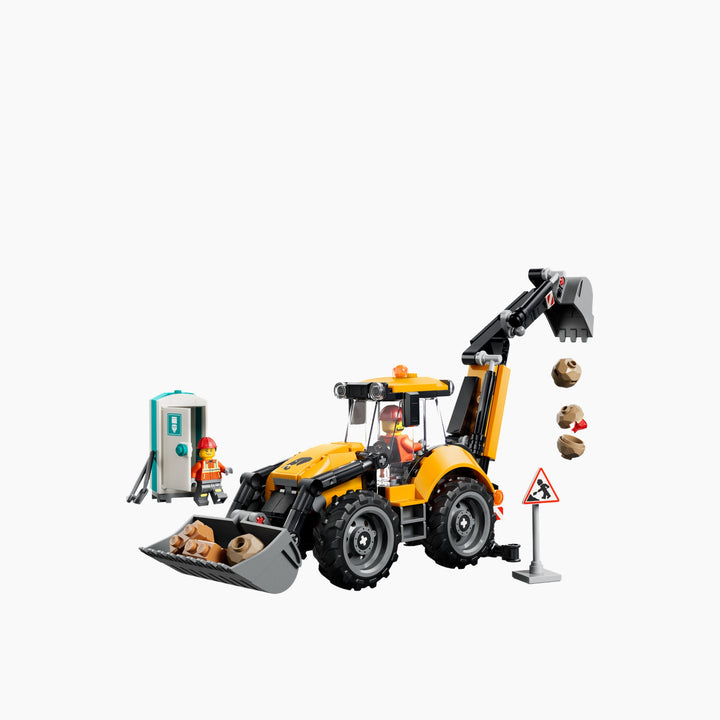 LEGO Yellow Backhoe Loader