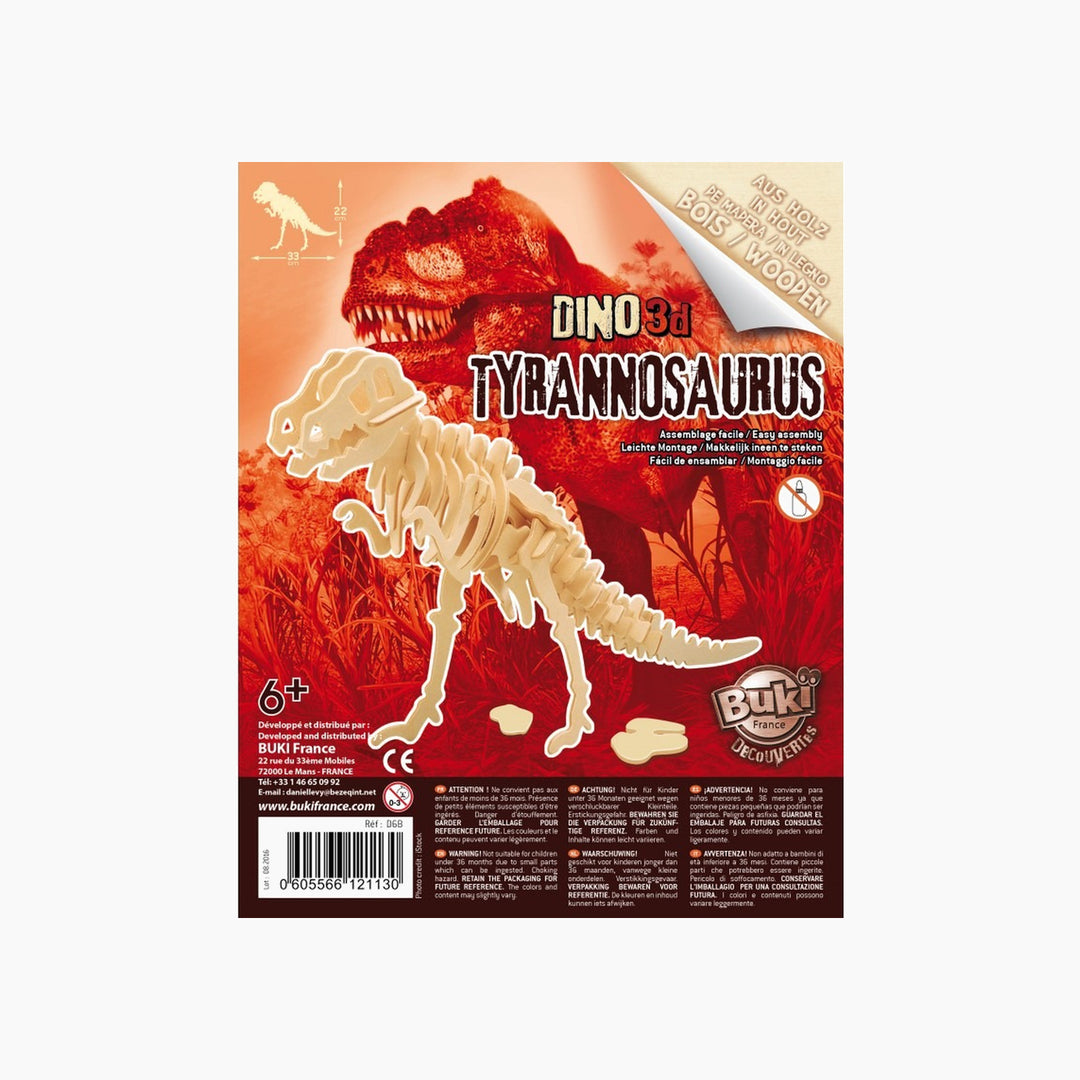 Buki Dinos 3D Wooden Dinosaur Assortment