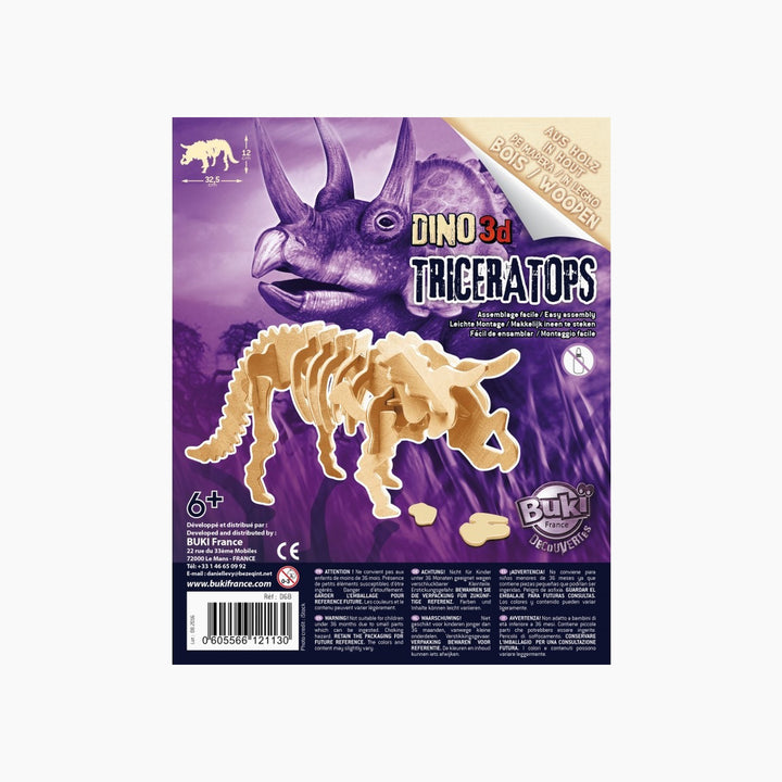 Buki Dinos 3D Wooden Dinosaur Assortment