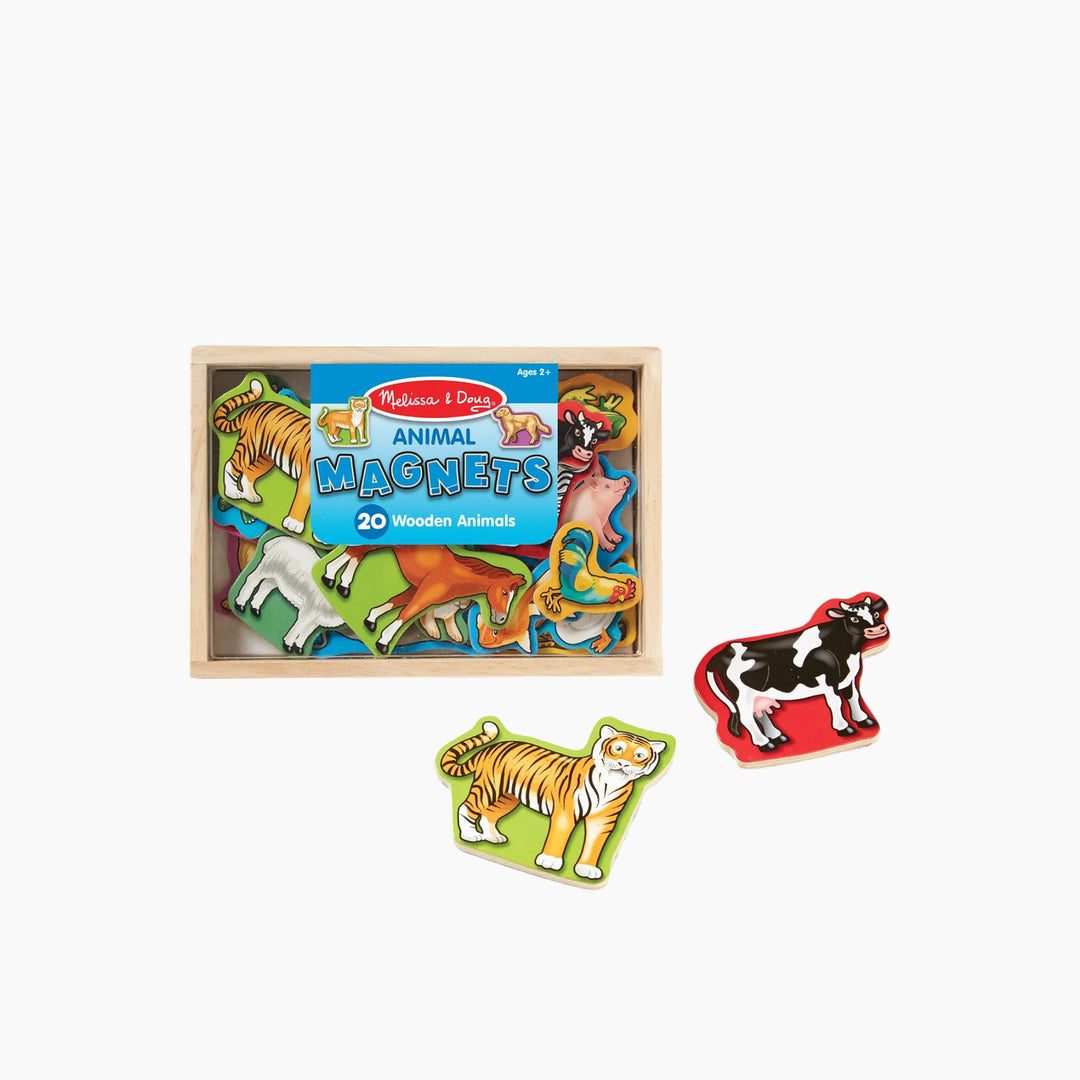 Wooden animal magnets made of durable wood for decorating magnetic surfaces