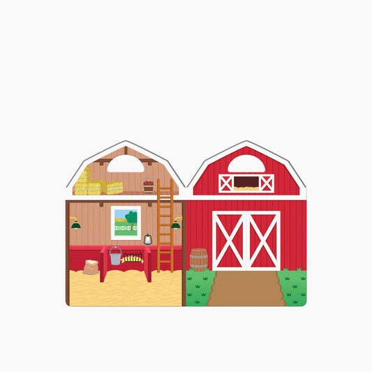 ACTIVITY PAD Reusale Puffy Sticker Farm