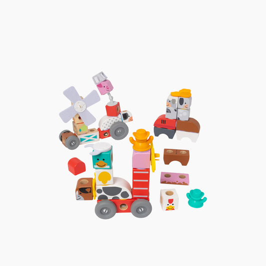 DEVELOPMENTAL TOYS lockales Farm Friends Play Set- 16 Pcs