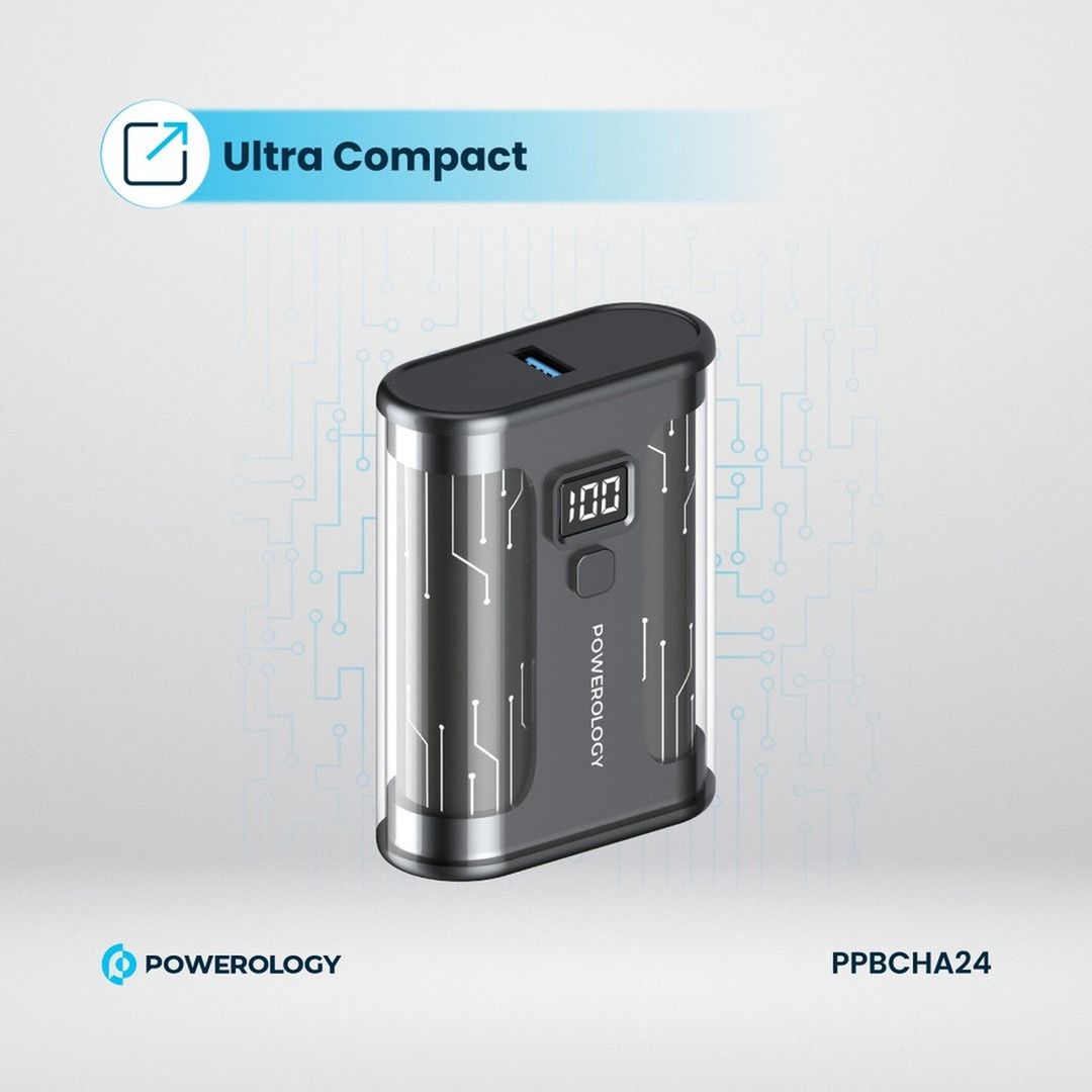 Powerology Crystalline Series 10000mAh power bank with 35W PD