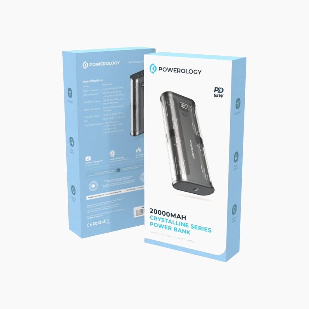 Powerology Crystalline Series 10000mAh power bank with 35W PD