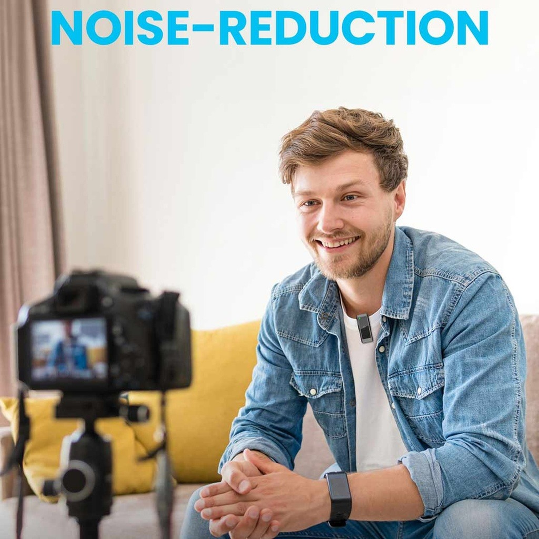 Powerology wireless lavalier microphone for iPhone and iPad