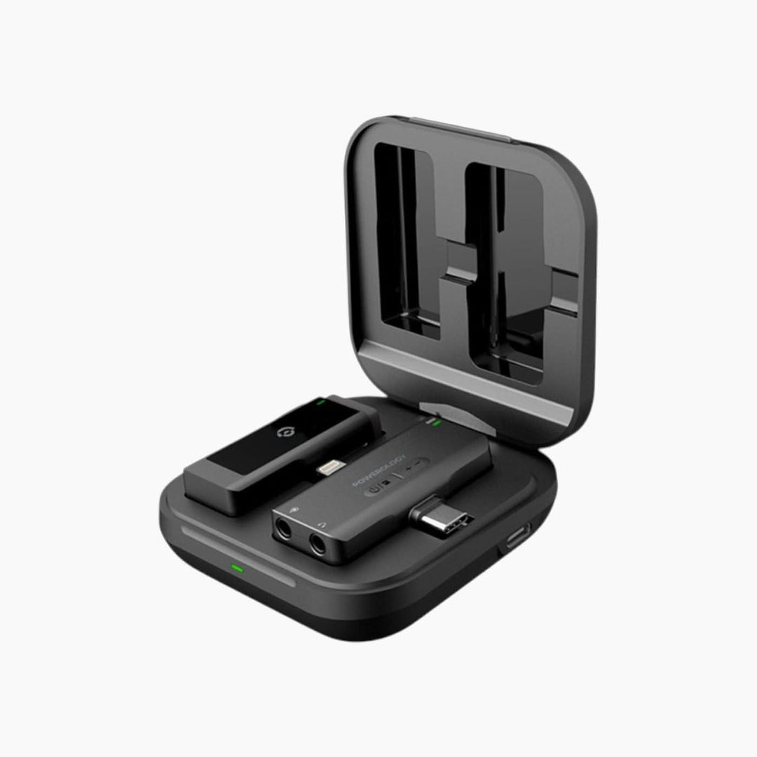 Powerology mono wireless lavalier microphone