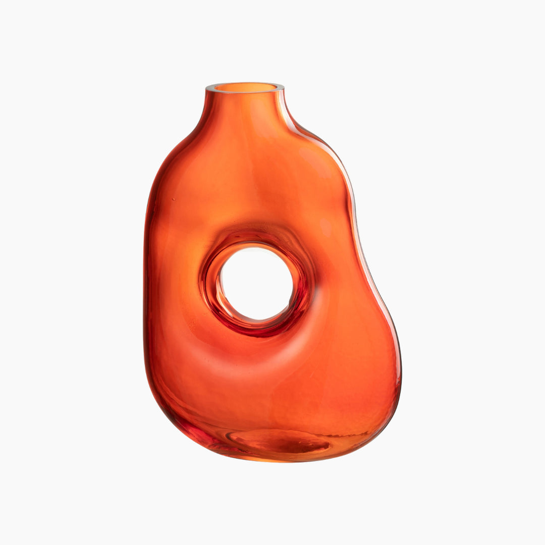 Leo Vase crafted from high-quality glass