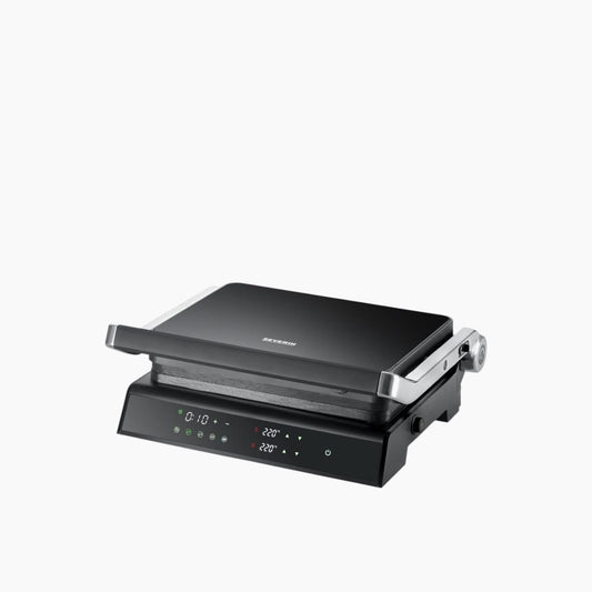 Severin KG 2399 Sevini Comfort Digital Seb Contact Grill, Black/Silver, 1800 W