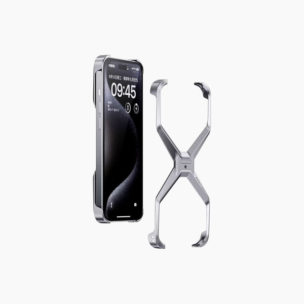 غطاء iPhone المدرع القابل للفصل المصنوع من سبائك معدنية