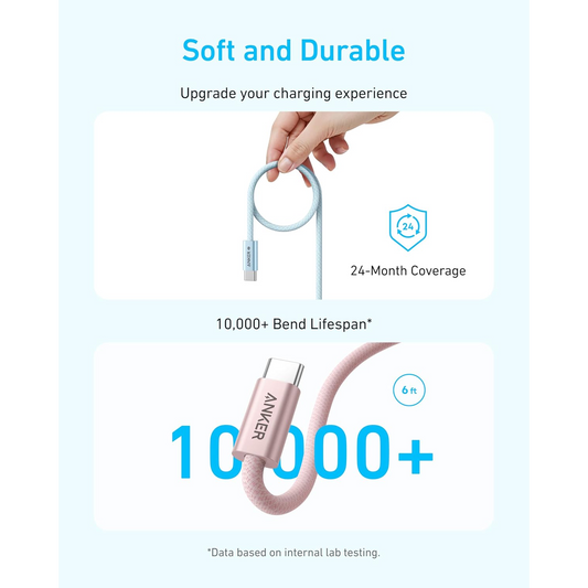 أنكر زولو USB C إلى USB C (240 واط)