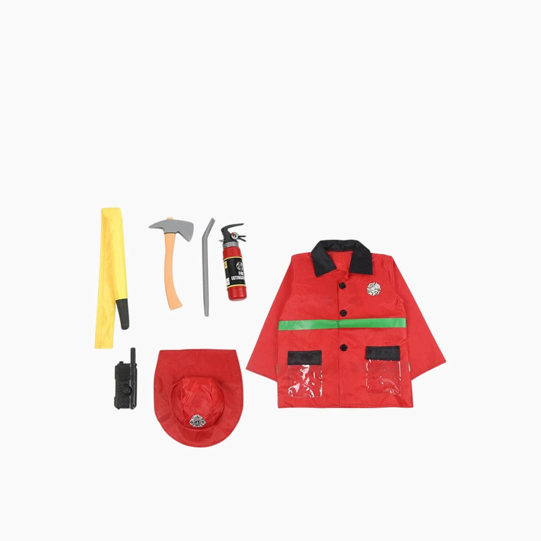 The Source Firefighter Costume Set, free size 110-130 cm