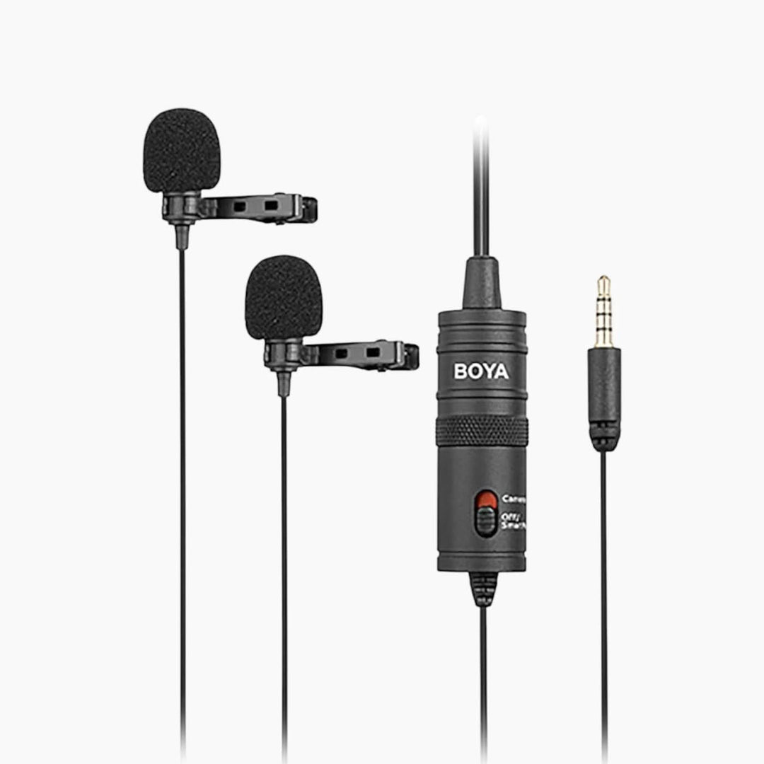 Boya BY-M1DM dual lavalier microphone system