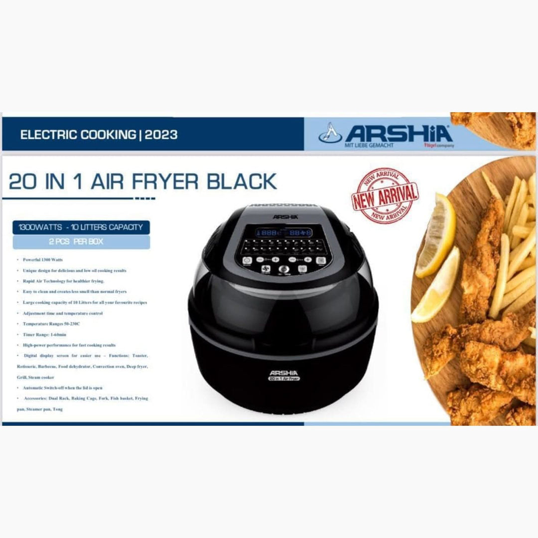 Arshia Black Air Fryer
