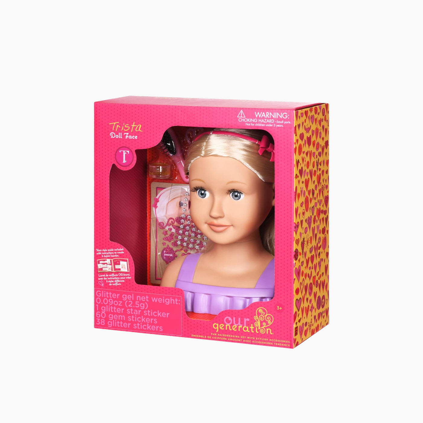 Battat Our Generation Doll Bust, Trista Battat Our Generation Doll Bust, Trista