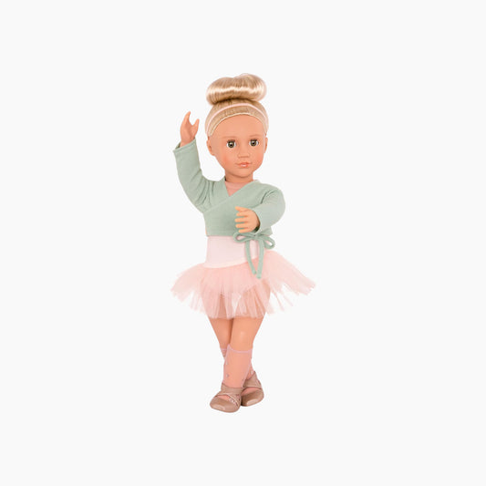 Battat Our Generation Ballet Doll With Green Shrug, Viola