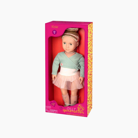 Battat Our Generation Ballet Doll With Green Shrug, Viola