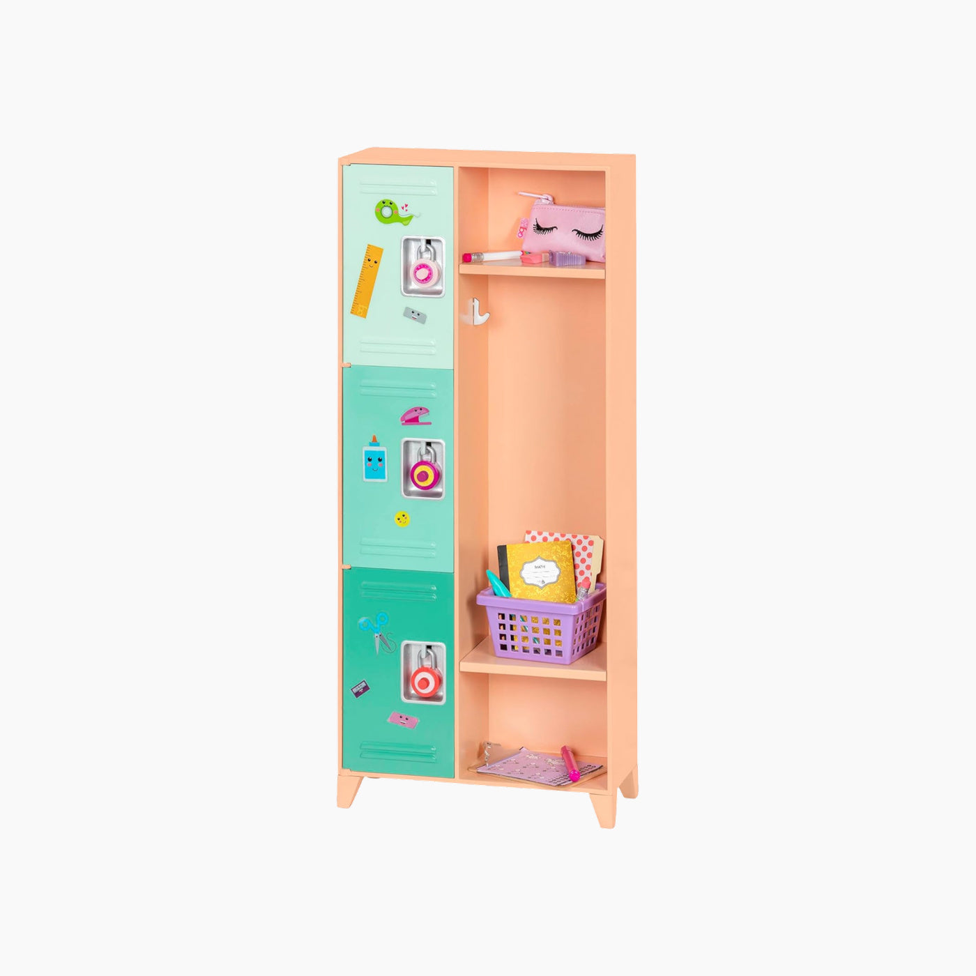 Battat Our Generation Deluxe School Locker Set Battat Our Generation Deluxe School Locker Set