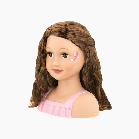 Battat Our Generation Doll Bust, Brunette, Talia