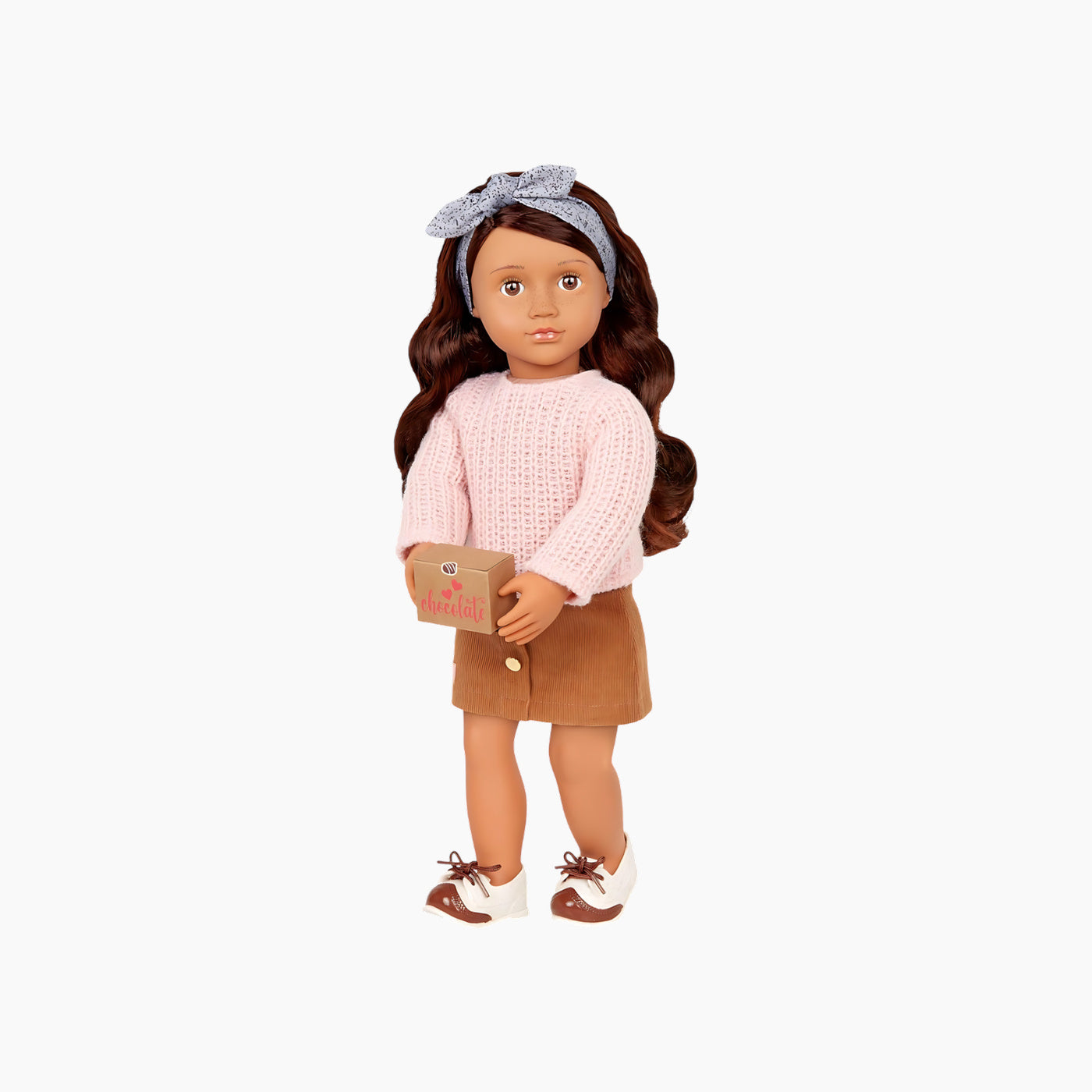 Battat Our Generation Deluxe Chocolate Doll With Book, Coco Battat Our Generation Deluxe Chocolate Doll With Book, Coco