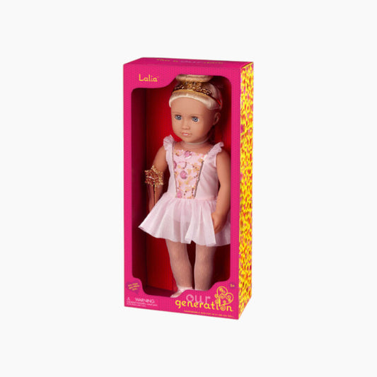 Battat Our Generation Doll With Sugar Plum Fairy Outfit & Wand, Lalia