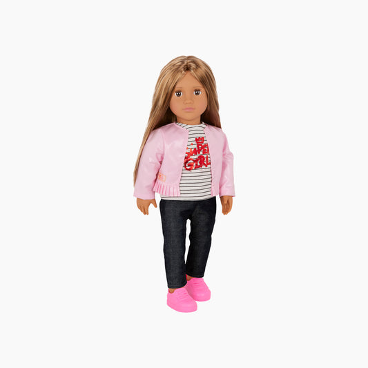 Battat Our Generation Doll With Jacket & Jeans, Elena