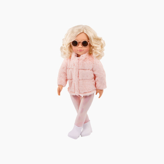 Battat Our Generation Doll With Glamour Faux Fur Coat, Ava