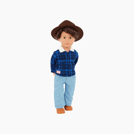 Battat Our Generation Doll With Western Style Outfit, Dustin