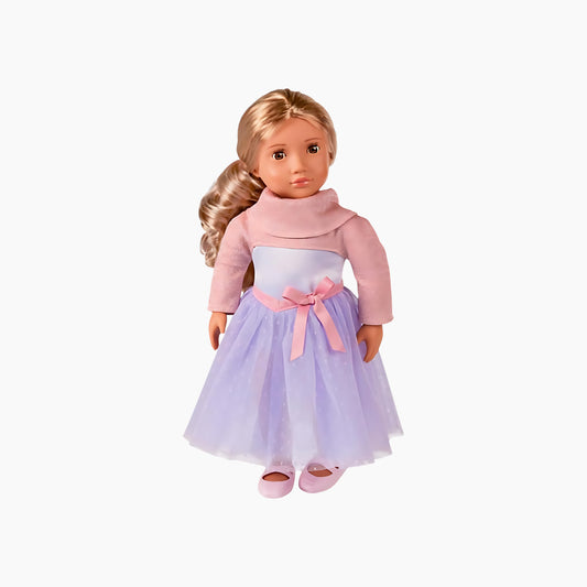 Battat Our Generation Doll With Ballerina Dress & Sweater, Jillie