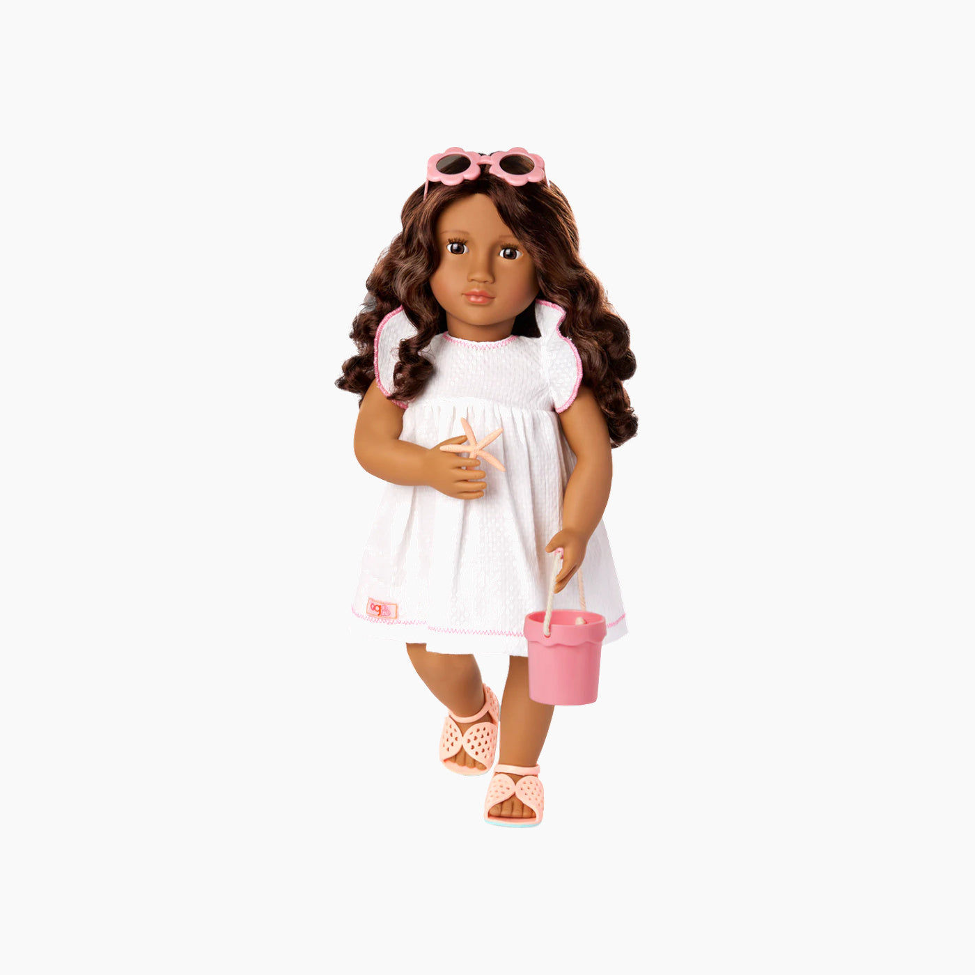 Battat Our Generation Deluxe Beach Doll With Book, Gabriela