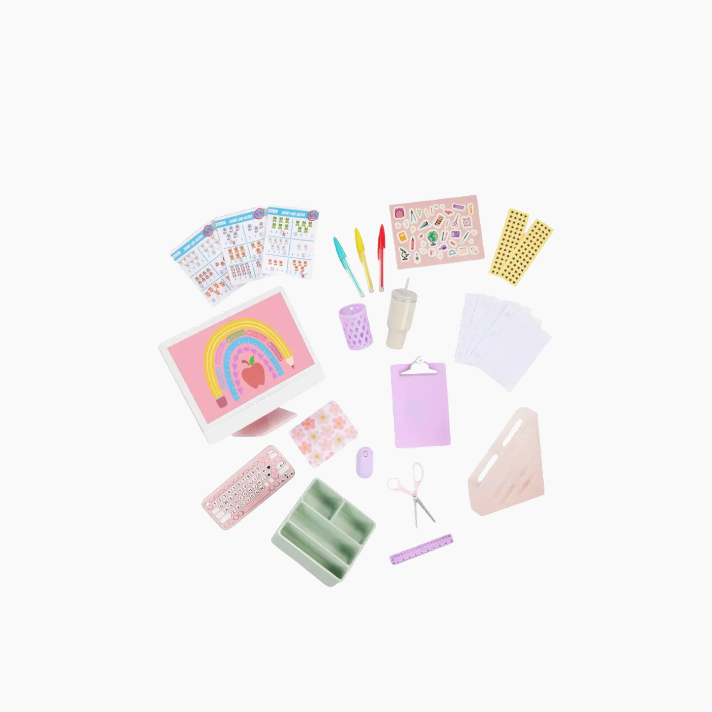 Battat Our Generation School Teacher & Desk Set With Accessories Battat Our Generation School Teacher & Desk Set With Accessories